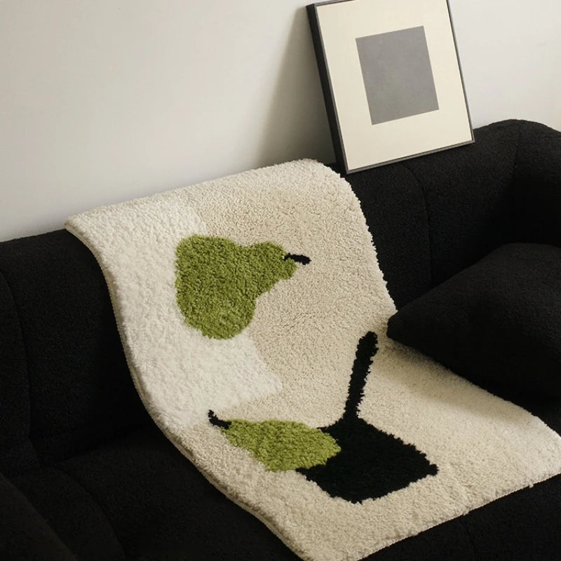 Ins Style Plush Carpet Wear Resistant Easy To Maintain Anti Slip Carpet Household Bedroom