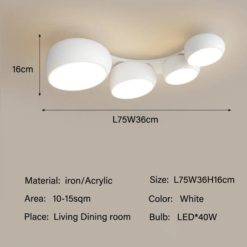 New style, simple, modern and elegant living room main light, office lighting, bedroom minimalist ceiling light