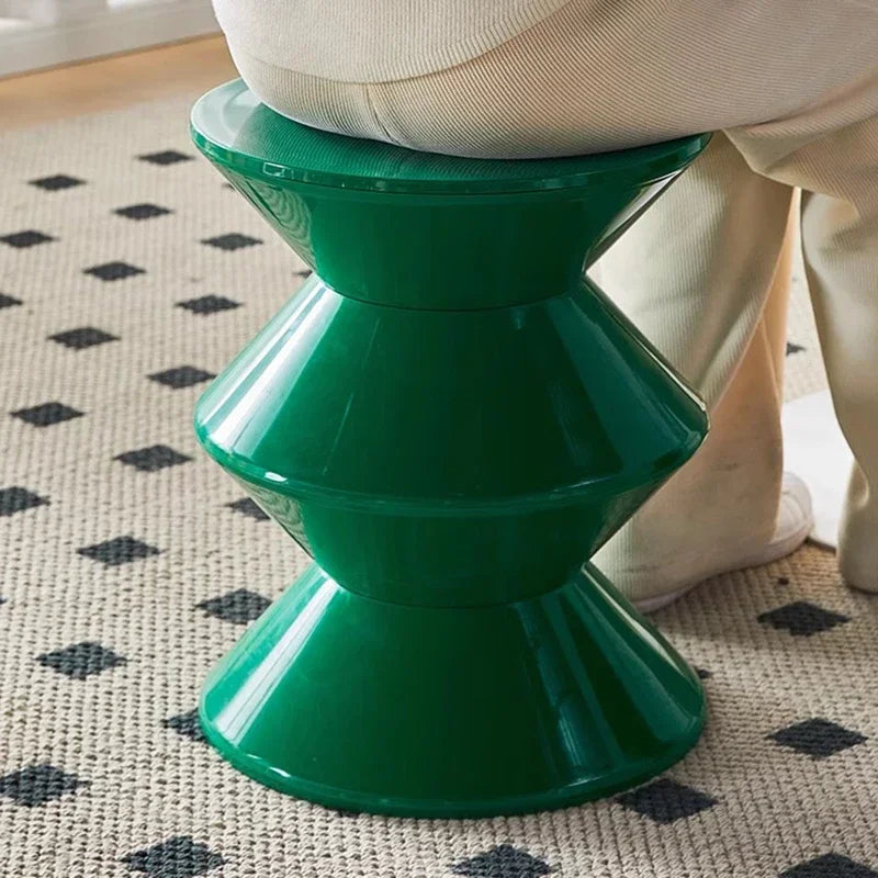 Minimalist Design Plastic Stools Nordic Bedroom Comfortable Vanity Stools Luxury Modern Home Furniture Cosmetische Kruk