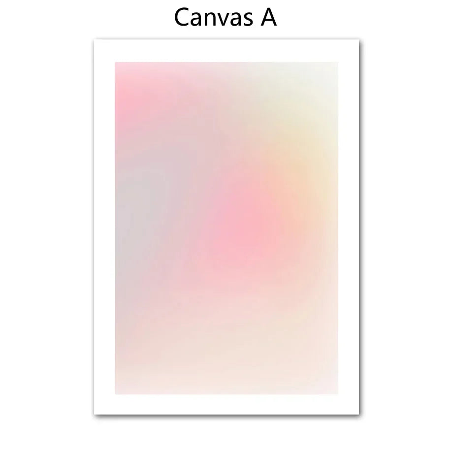 Classic Abstract Wall Art Colour Gradient Aesthetic Wall HD Canvas Print Poster Home Living Room Bedroom Decoration