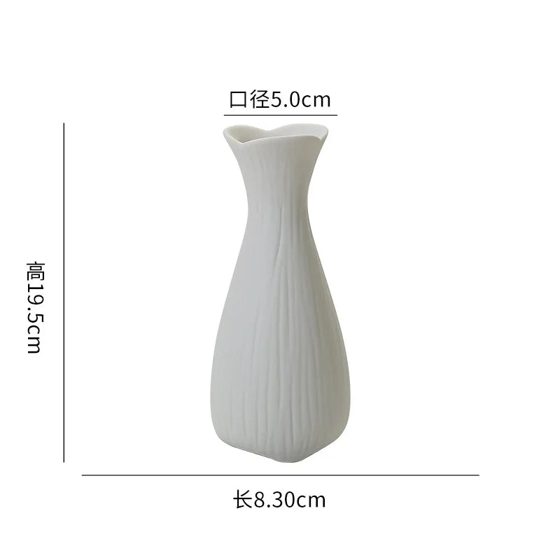 Home High-End Sensory Embryo Flower Vase Interior Decoration Ceramic Vase Artistic Decoration Desktop Flower Vase