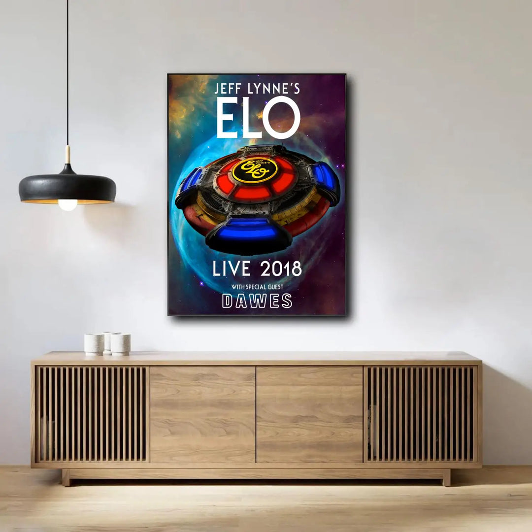 ELO Electric Light Orchestra Singer Decoration Art Poster Wall Art Personalized Gift Modern Family bedroom Decor Canvas Posters