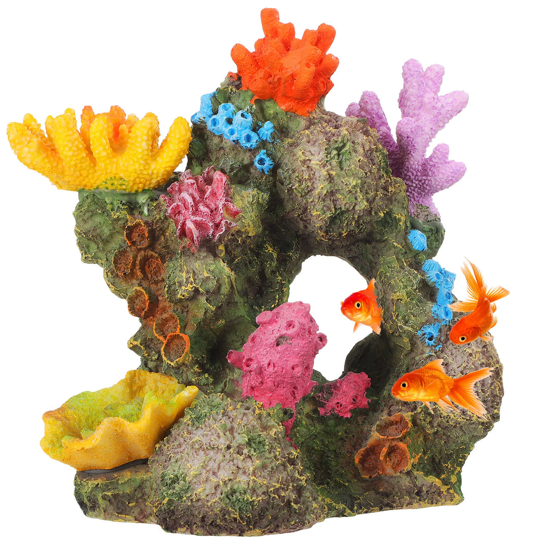 Artificial Coral Decoration Aquarium Landscape Accessories Resin Ornament Aquarium Decoration Home Landscaping Background Decor