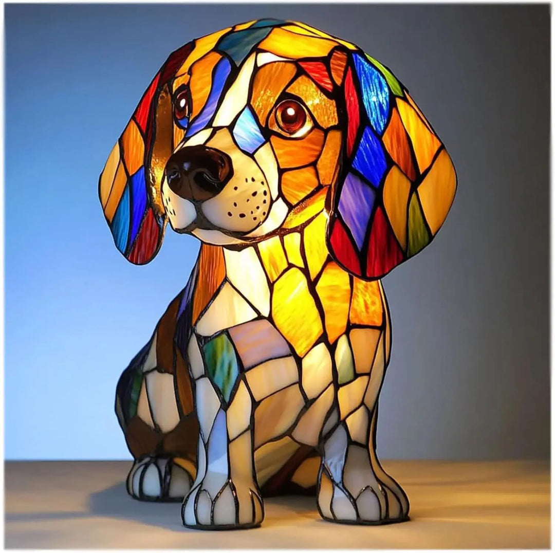 Fun Unique Artistic Cute Dog Shaped Decorative Ornament Small Night Light Modern New Design Atmospheric Lighting
