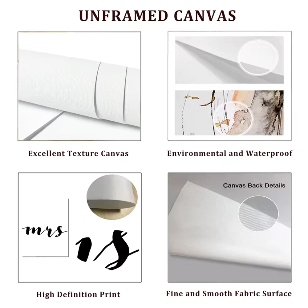 Bohemian styleAbstract Geometric Line boho Poster HD art sticky wall waterproof home living room bedroom bar aesthetic decoratio