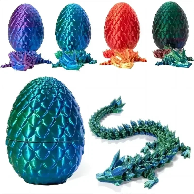 Home Decor Items Make Fun Decoration Accessories for Home and Office Dragon Retro 3D Printed Dragon Egg Funny Gifts Desk Crafts