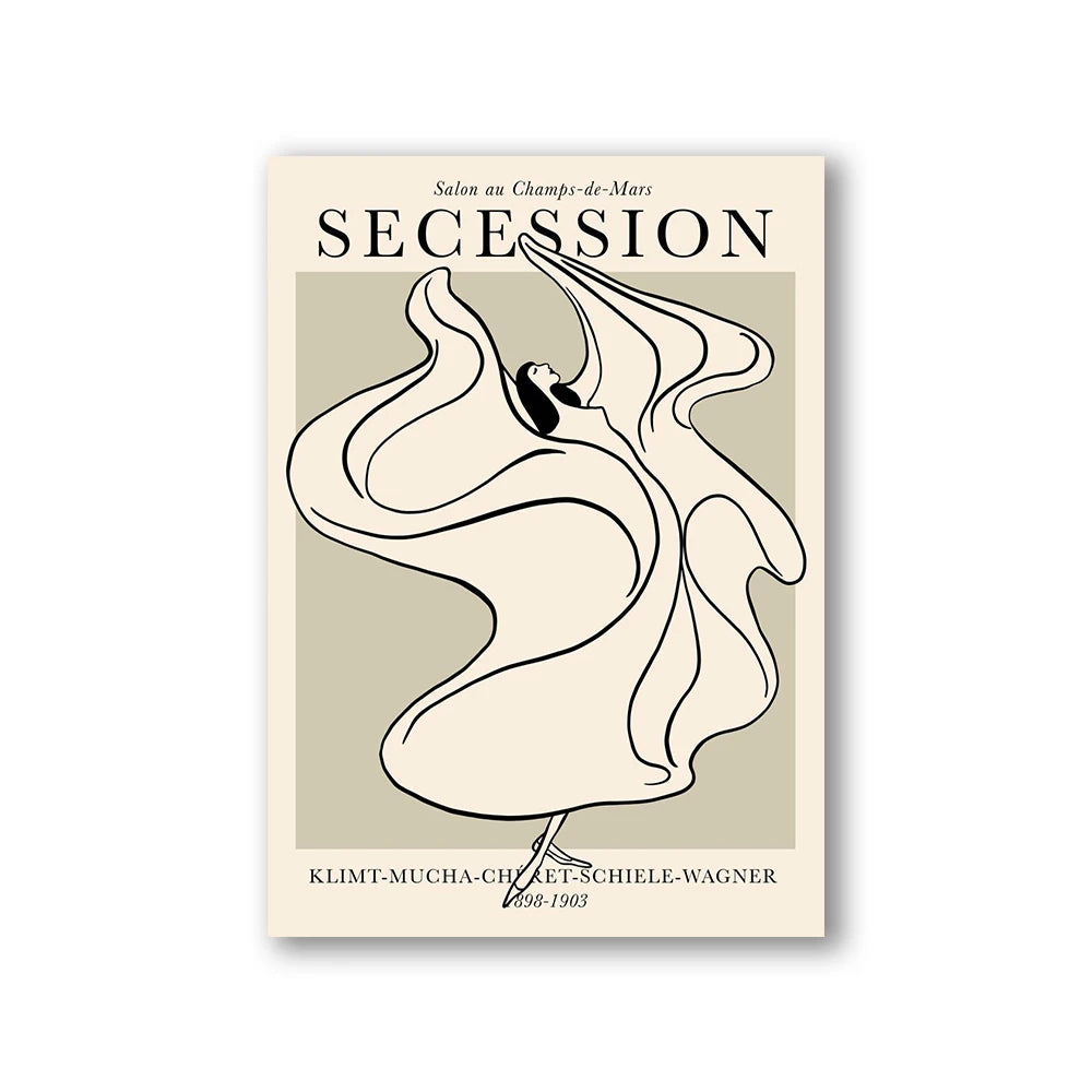 Modern Abstract Architecture Wall Art Poster Prints Bauhaus Nordic Aesthetics Canvas Painting Picture for Living Room Home Decor