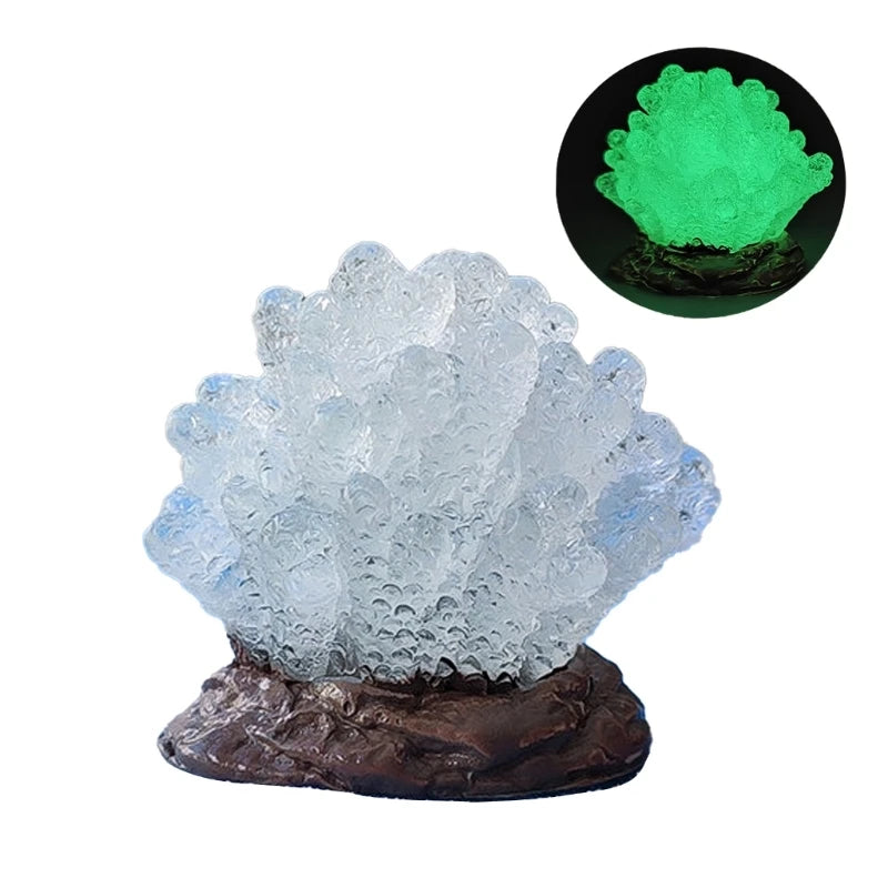 AquaticWater Coral Figurine Fishtanks Glowing Decors Aquariums Sinkable Ornament