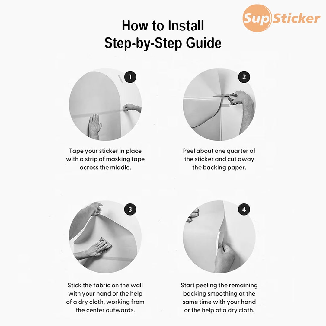 Minimalist Arch Wall Sticker, Geometric Shape Self - Adhesive Decorative Decal for Living Room Bedroom Home Decor