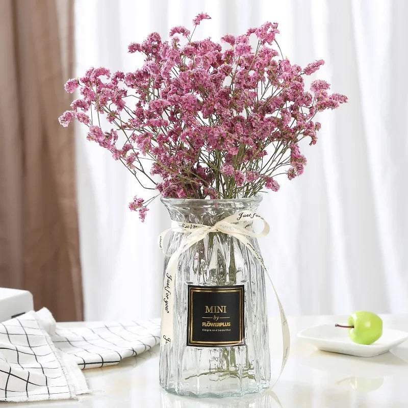 Flower Vase, Green Plants Hydroponic Device, Origami Flower Arranging, Nordic Decoration, Home Contracted Flower Glass Vase