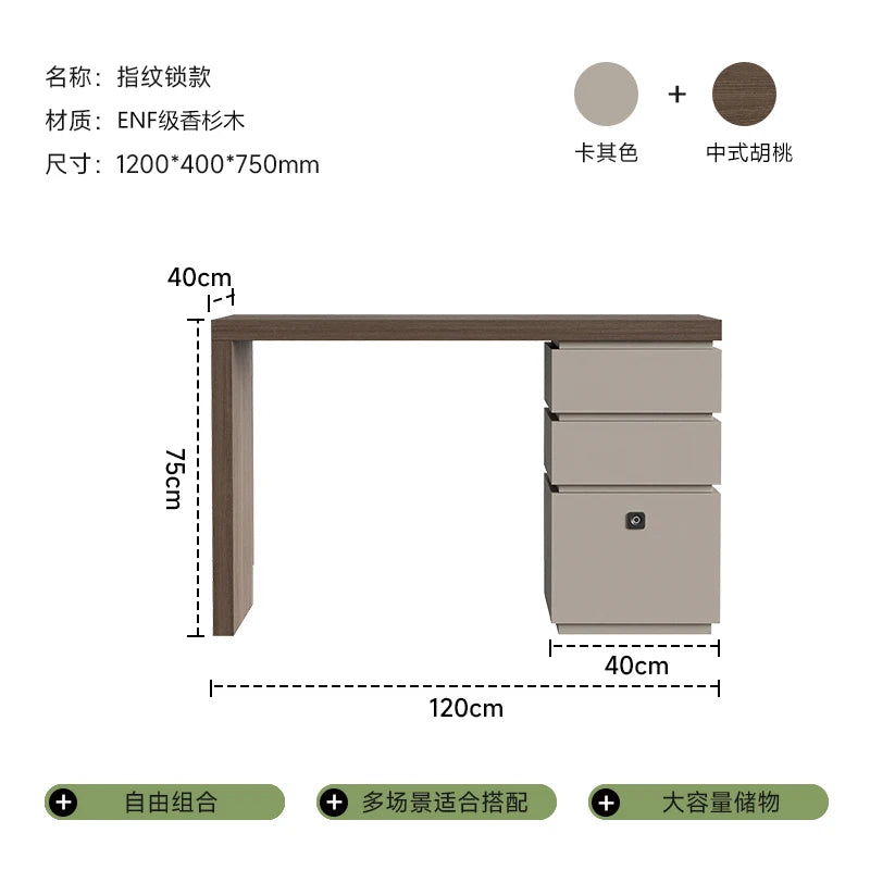 Minimalist Wood Dressing Table Italian Storage Luxury Design Dressing Table Drawers Mirror Mueble Dormitorio Home Furnitures