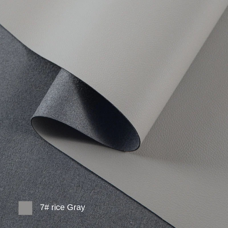 Litchi Textured Leather Fabric Wear-resisting for Sofa Furniture Soft Bag Background Wall Designer Diy Sewing Material Cloth