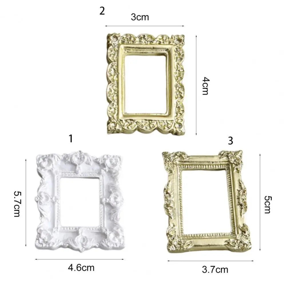 Home Decor Diy European Design Artistic Atmosphere Exquisite Resin Crafts Photo Frames Jewelry Shots Backdrop Desktop Ornaments