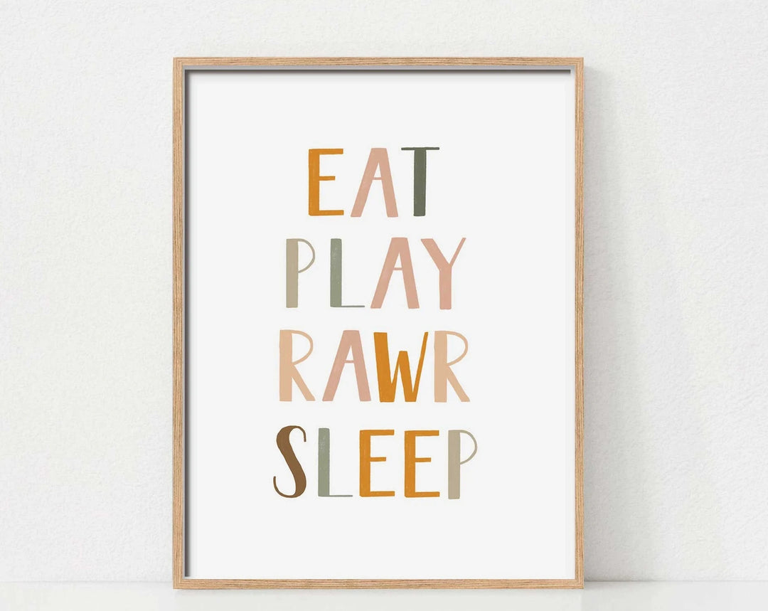 Bohemian Children's Decor Simple Colourful Fun Girls Room Illustration Kid Room Decor Playroom Decor Home Living Room Decorat