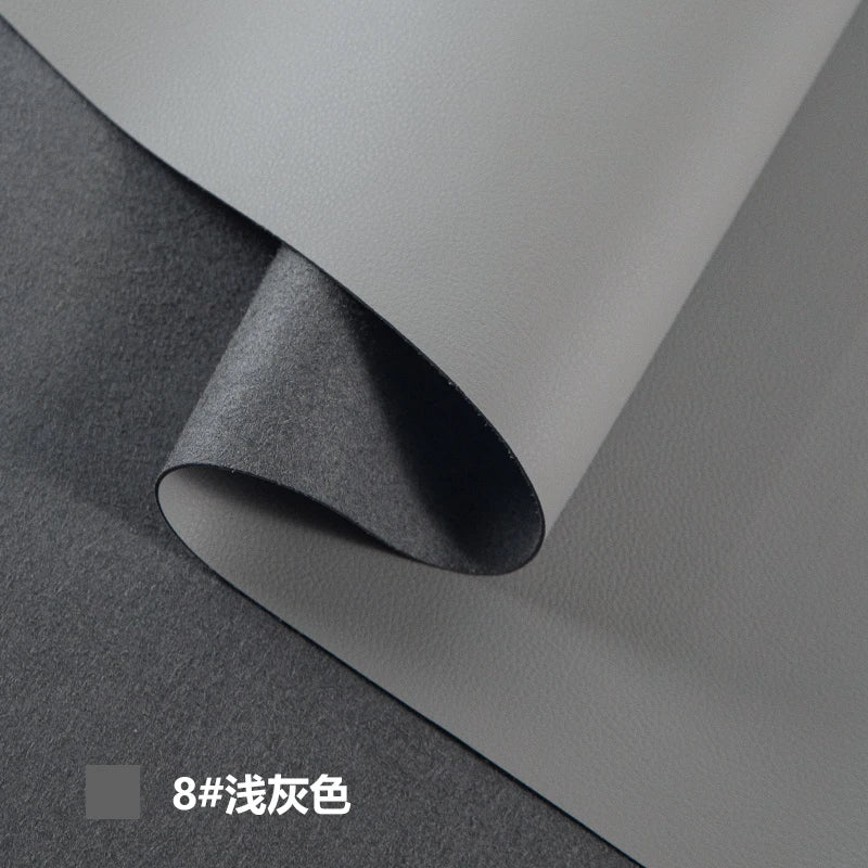 Litchi Textured Leather Fabric Wear-resisting for Sofa Furniture Soft Bag Background Wall Designer Diy Sewing Material Cloth