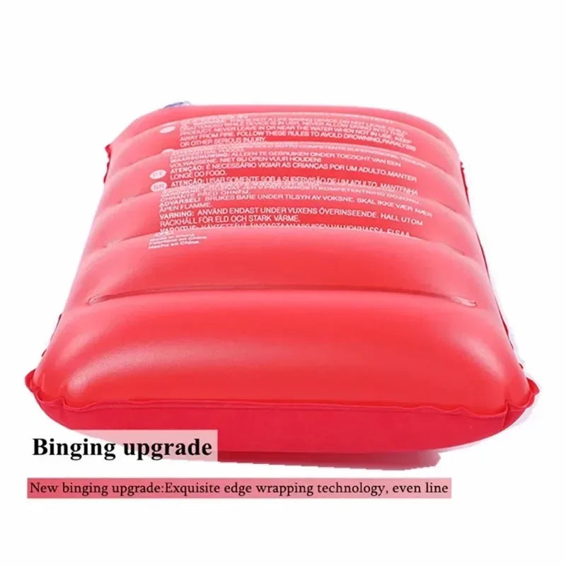 47x30cm Ultralight Inflatable Camping Pillow Squared Flocked Fabric Air Pillow for Beach, Camping,Traveling, Napping, Desk Rest