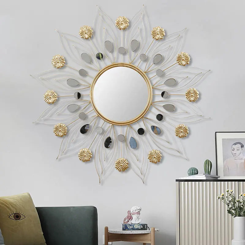 Accent Mirror Decor Customized Glass Decorative Style