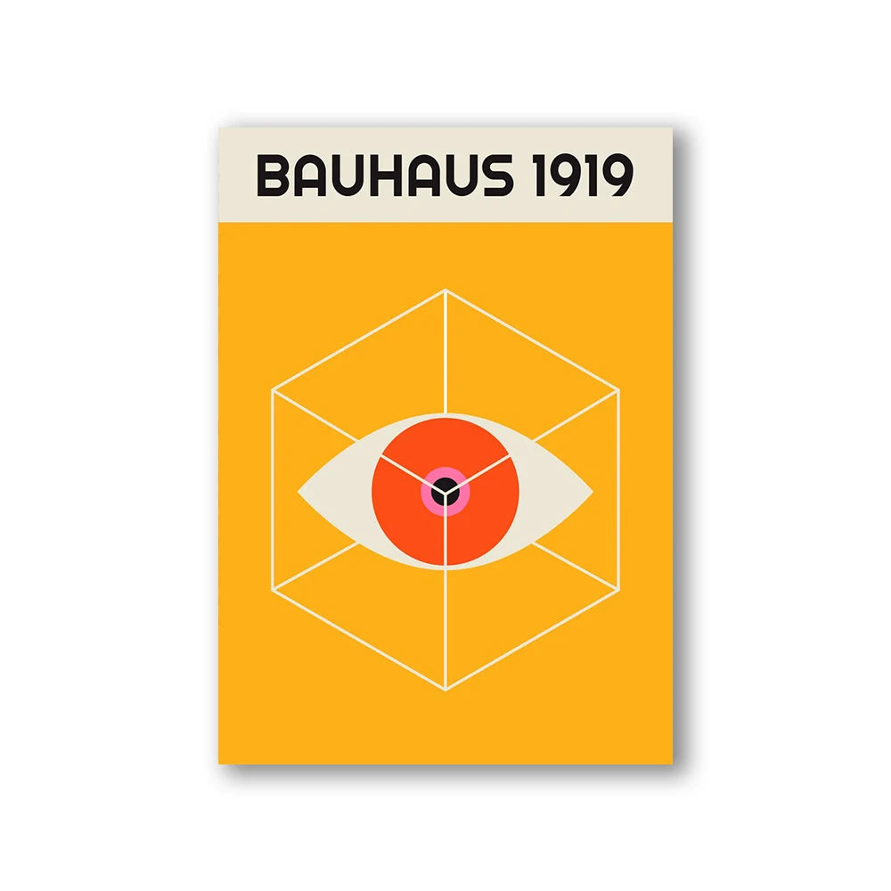 Modern Abstract Architecture Wall Art Poster Prints Bauhaus Nordic Aesthetics Canvas Painting Picture for Living Room Home Decor