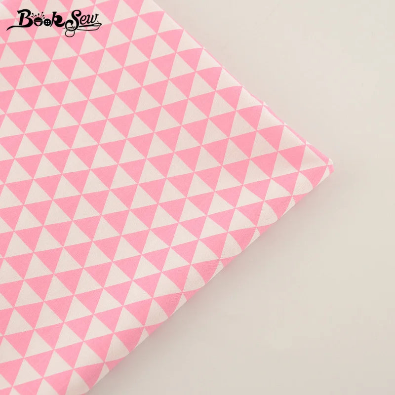 Textile Sewing Cloth Fabrics Pink Printed Cake Ice-Cream Designs Cotton Fabric Quilting Tela Bedding Scrapbooking Decoration