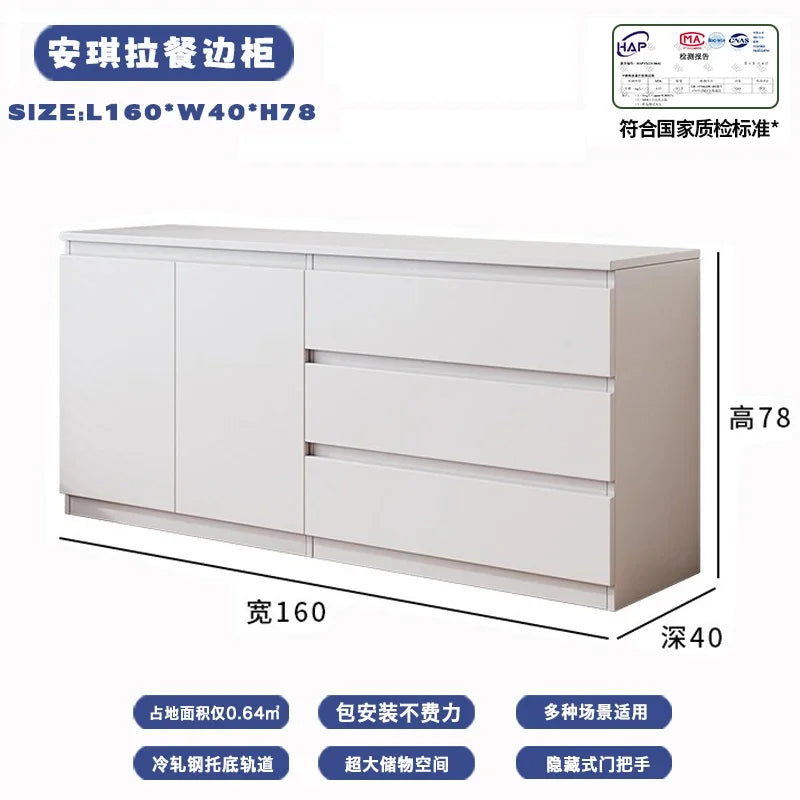 Minimalist Dresser Cabinet Modern Handles Luxury Storage Cabinet Premium Drawers Organizador Dressoir Kast Living Room Furniture