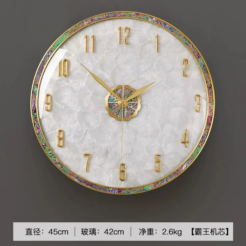 Simple Minimalist Wall Clock Classic Round Mechanical Design Wall Clock Luxury Interior Reloj Pared Decorativo Home Decoration