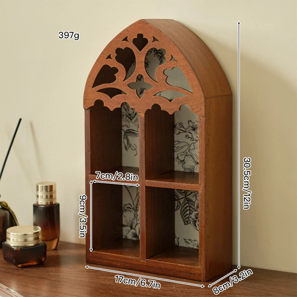 Storage Rack For Stylish And Organized Living Room Wooden Multi-layer Wall Storage Rack Display Rack