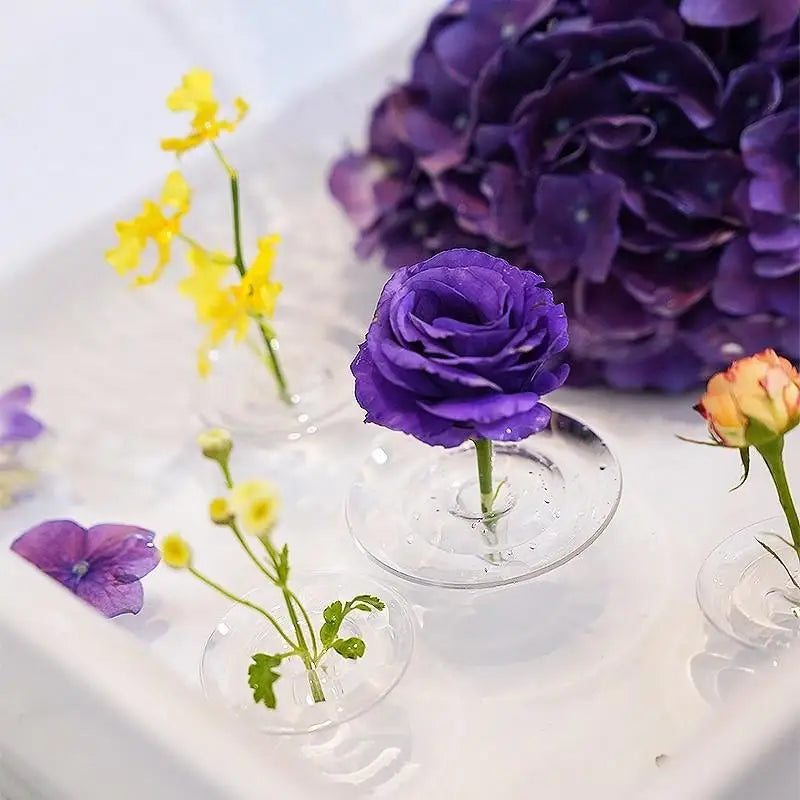 Floating Flower Vase Fresh Flower Hydroponic Vessel Floral Arrangement Artistic Vase Flower Holder Plant Display Home Decor