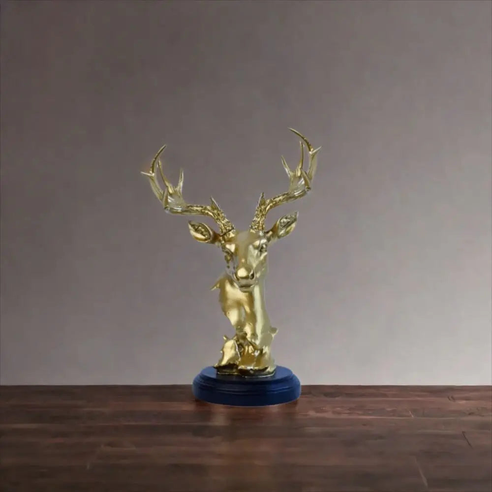 Desktop Ornament Resin Deer Ornament Modern Minimalist Deer Statue Decorative Animal Sculpture Entrance