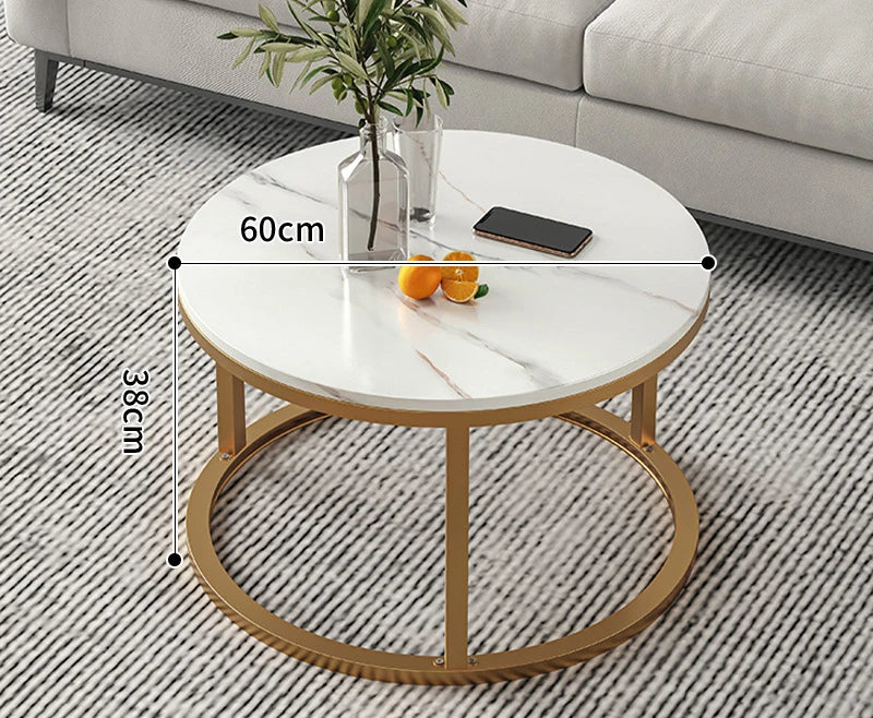 Top Wood Various Material Marble Texture Wrought Iron Minimalist Office Home Living Room Furniture Luxury Coffee Table