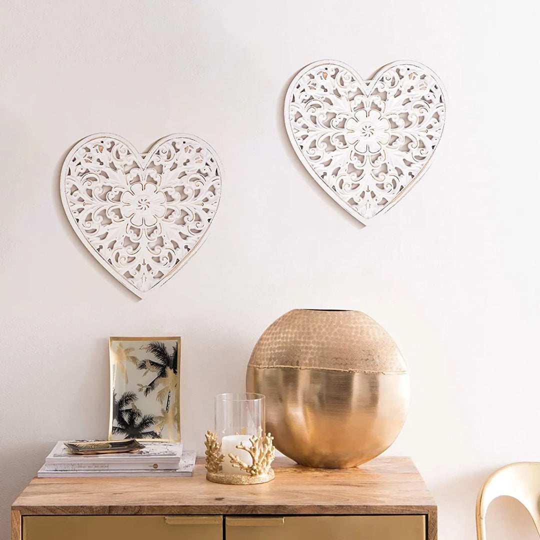 Hollow Carved Wooden Wall Decor Floral Wall Panel Hanging Decor Carved Hanging Ornaments Old Decorative Background Wall Hanging