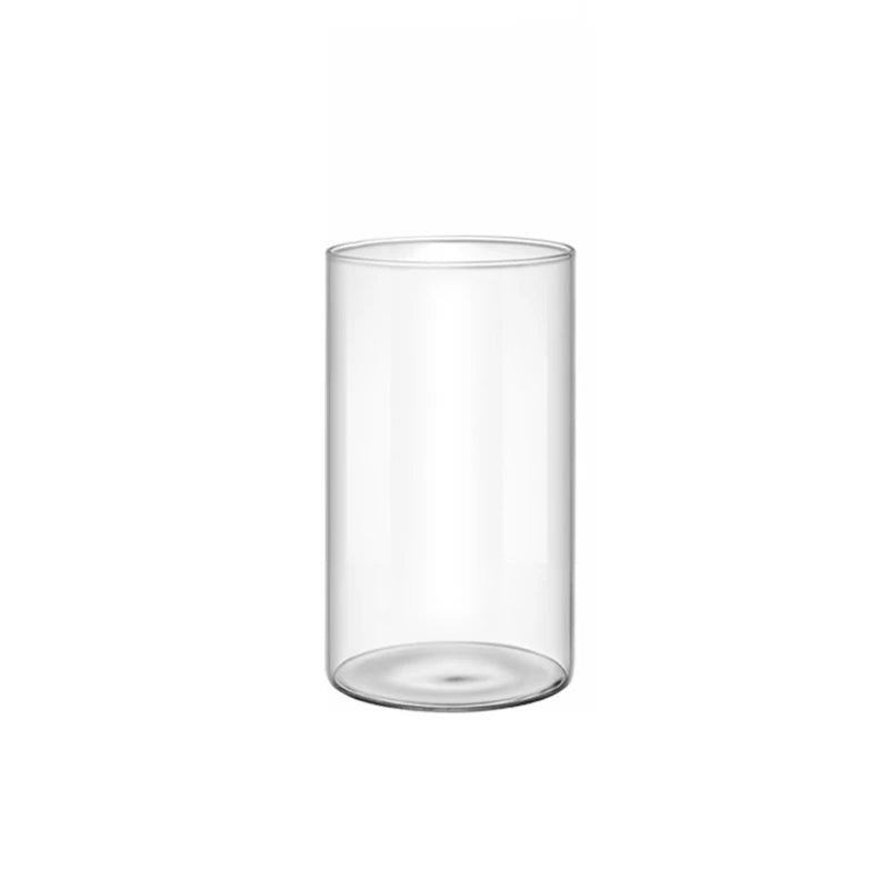 Modern Clear Glass Flower Vase Glass Cylinders Vase Florals Container Flower Vase Elegant Table Centerpieces Decorations