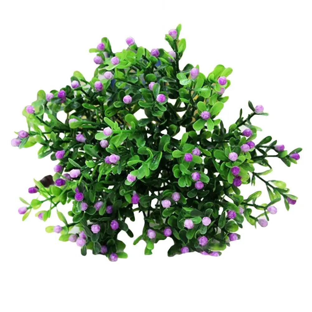 Artificial Plant Vivid Realistic Appearance Photo Props Home Decoration Fake Greenery Grass Ivy Leaf Wreath Silk For Living Room