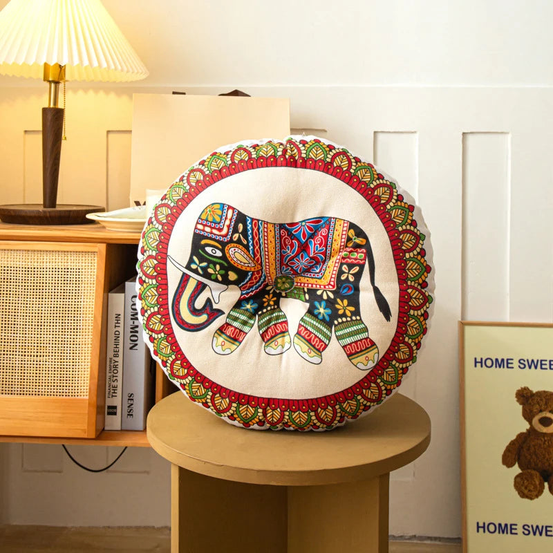 Round tatami mats, futon cushions, retro ethnic style sofa decoration, home decoration