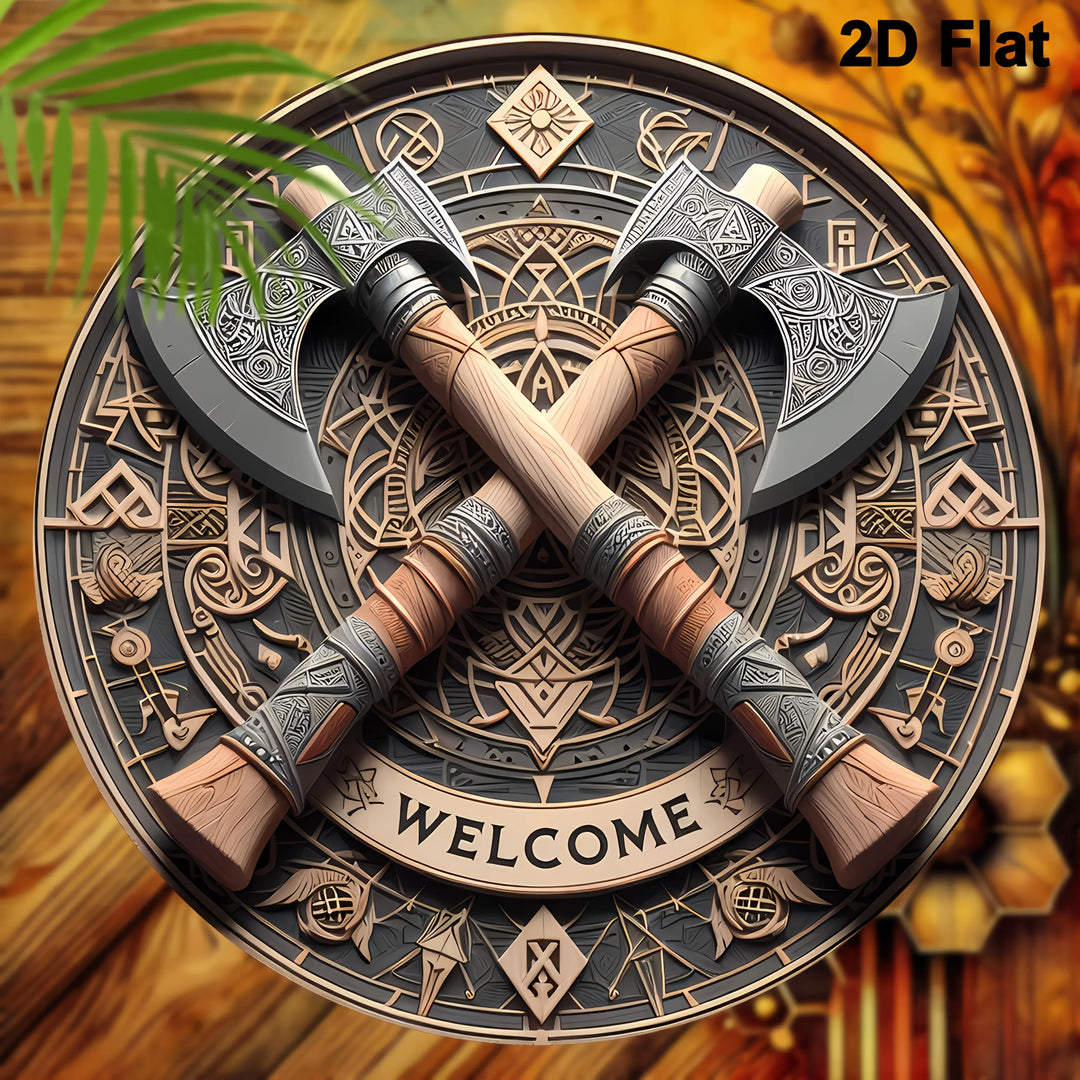 Round wooden wall decor for home, porch, living room and office - perfect gift for men, wood panel wall decoration