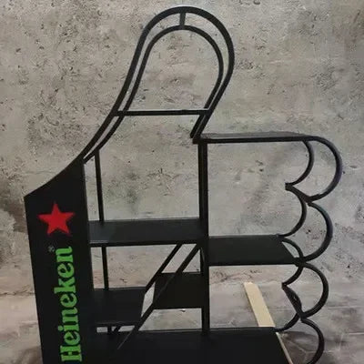 Industrial Bar Cabinet Living Room Patio Narrow Small Modern Vertical Art Nordic Wine Rack European Gabinet Corner Furniture