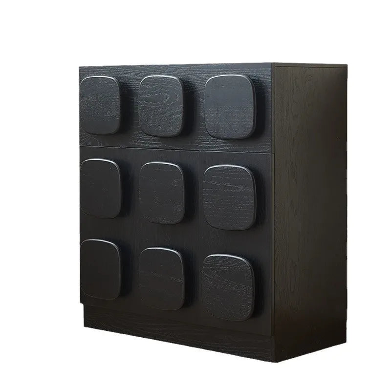 Vintage Solid Wood Sideboard Cabinet Panel Style Living Room Furniture with Home Storage for Farmhouse Entry Hotel Home Office