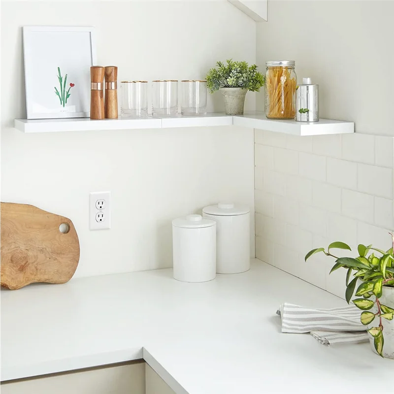 A69efloating Shelves For Wall,16In Wood Wall Shelf For Room Decor/Storage/Display,For Bedroom,Bathroom,Living Room,Kitchen