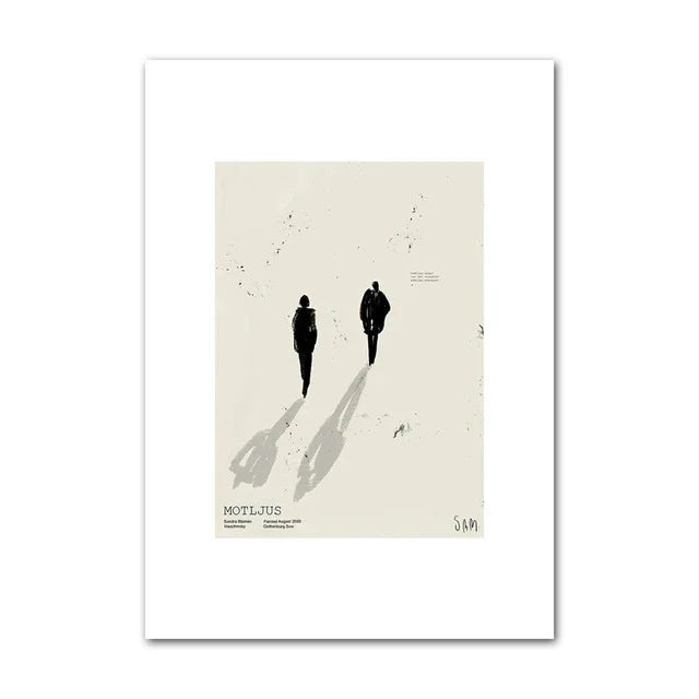 Classic Abstract Wall Art Minimalist Geometric Lines Scandinavian HD Canvas Poster Prints Living Room Bedroom Home Decoration