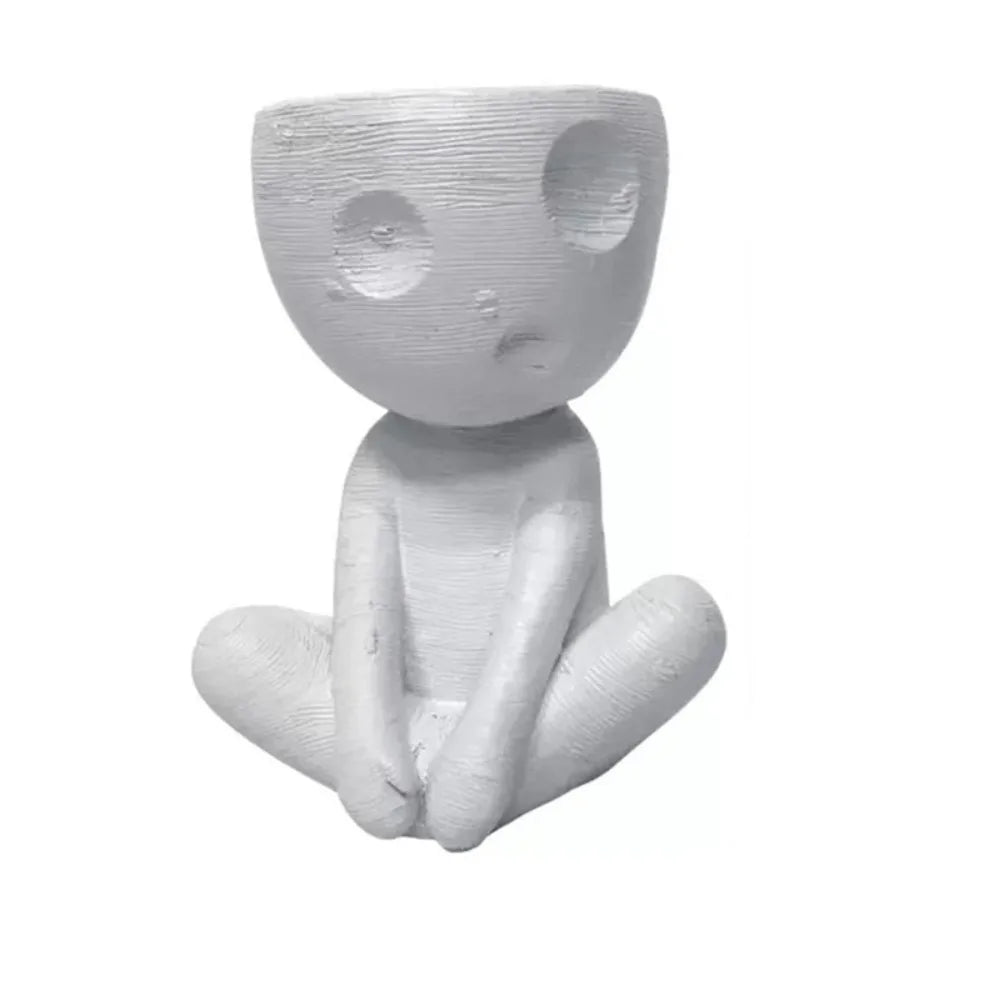 Desktop Ornament Minimalist Flower Pot Creative Cute Vase Handicraft Abstract Hydroponic Flower Holder Plant