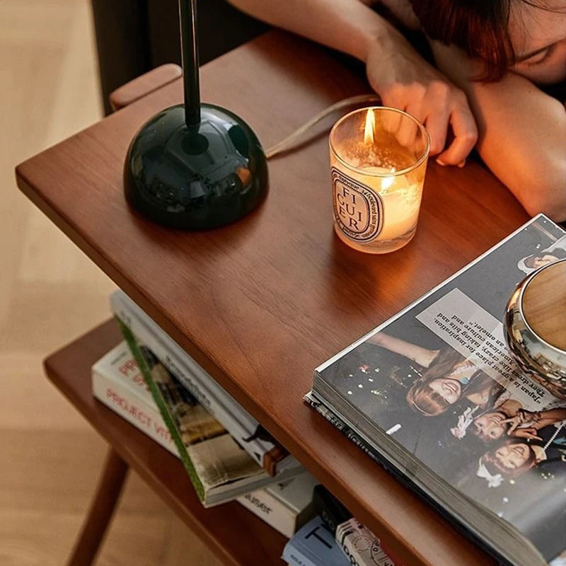 Wooden Table Modern Coffee Tables Portable Sofa Side Table Living Room Luxury Desk Multifunction Storage Furniture Decoration