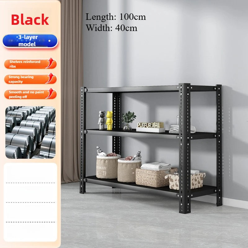 Shelves Home Shelves Living Room Multi-layer Balcony Living Room Kitchen Iron Shelves