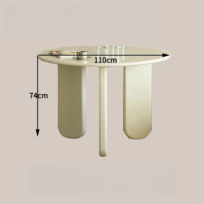 Decorative Tables Living Room Restaurants Kitchen Dining Table Modern Coffee Work Round Complete People Muebles High Quality