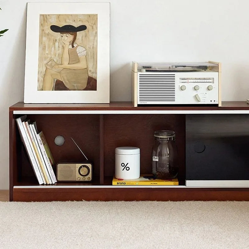 4 Drawers Storage Cabinets Wood Organizer Space Saving Cabinets for Living Room Multifunctional Home Furniture Aesthetic Design