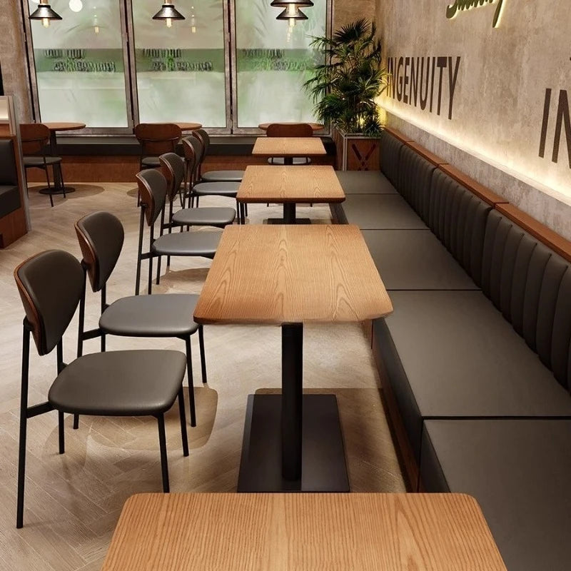 Modern Home Dining Table Industrial Rectangle Wood Vintage Dining Table Luxury Relaxing Conjuntos De Sala De Jantar Furniture