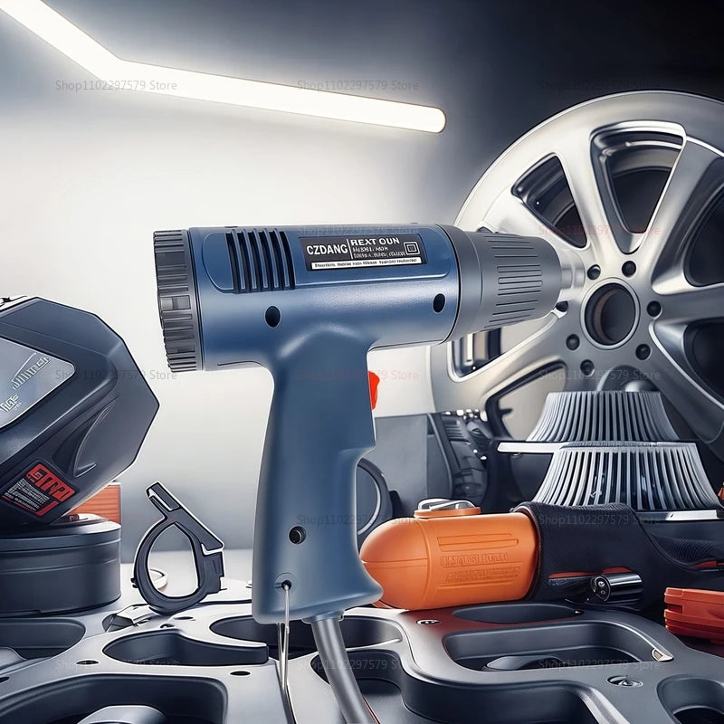 Industrial Heat Gun - Multipurpose Hot Air Dryer for Soldering Shrink Wrapping Paint Removal Crafts and DIY Projects