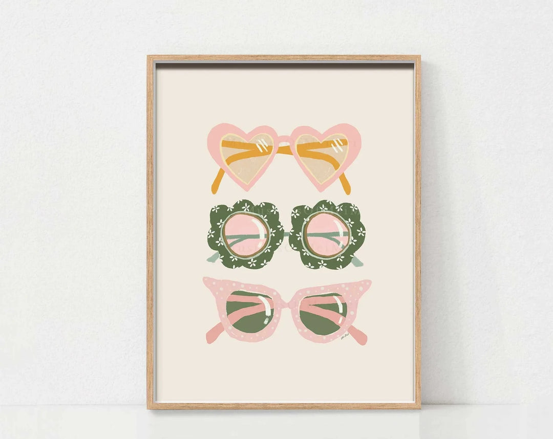 Bohemian Children's Decor Simple Colourful Fun Girls Room Illustration Kid Room Decor Playroom Decor Home Living Room Decorat