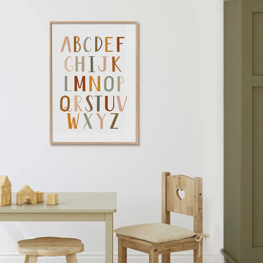 Bohemian Children's Decor Simple Colourful Fun Girls Room Illustration Kid Room Decor Playroom Decor Home Living Room Decorat