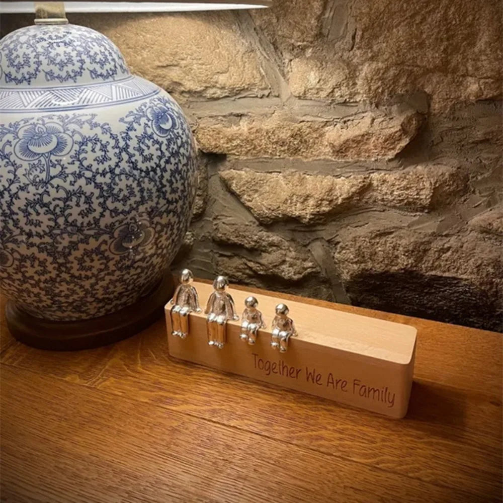 Decoration Family Statue Decorative Figurines Family Keepsake Animal Statue Desktop Decorations Animal Ornaments