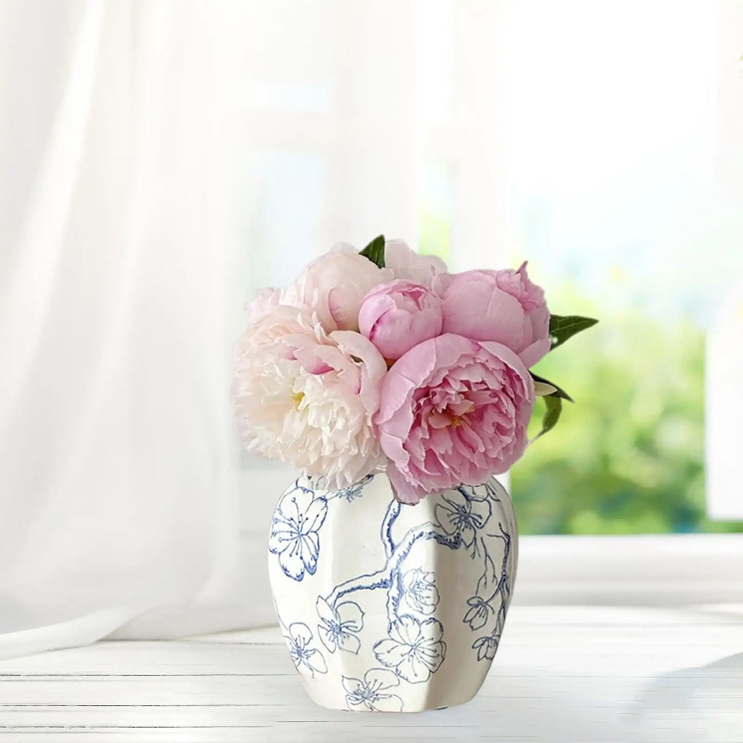 Ceramic Flower Vase Decor Unique Multifunctional Modern Decorative Flower Arrangement for Bedroom Desktop Entryway Table Office