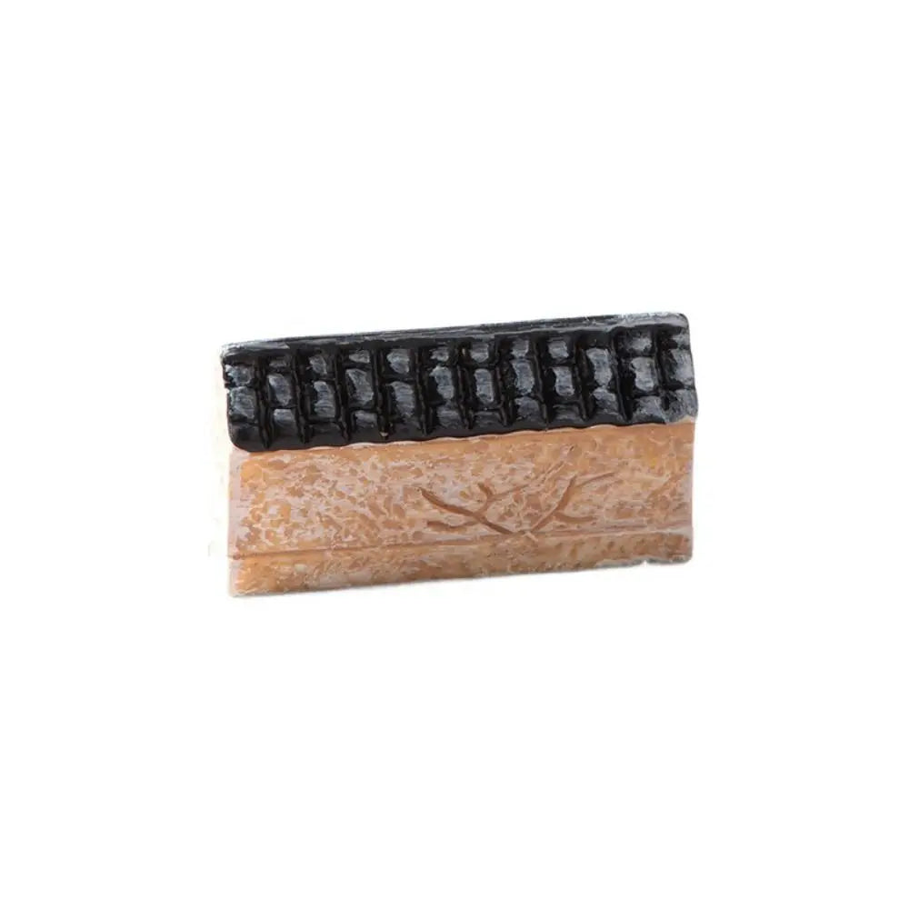 Decorative Mini Resin House Chinese Style Resin Bonsai Landscaping Retor Mini House Retro Building Home Desk